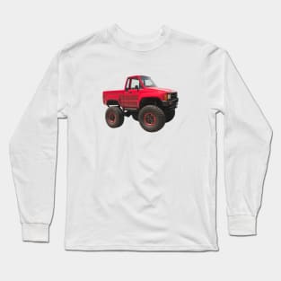 Toyota Pickup Truck Hilux Cartoon Long Sleeve T-Shirt
